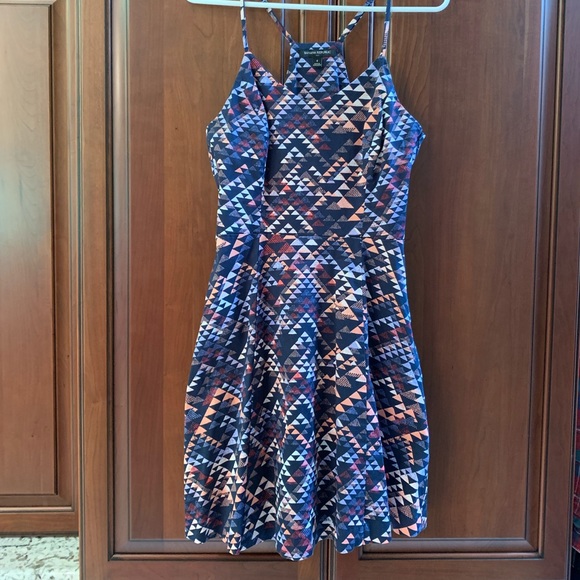 Banana Republic Geometric Flare Dress - Picture 4 of 8